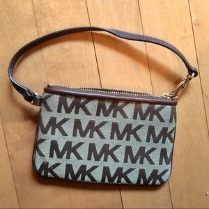 Michael Kors Monogram Wristlet